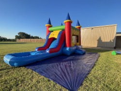 castle 1724019161 5 in 1 Castle Bounce House W/ Slide
