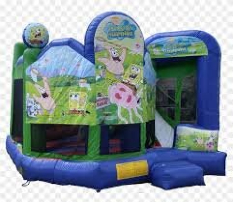 Spongebob Bounce House w/ Slide